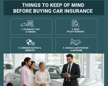 Things to keep in mind before buying car insurance